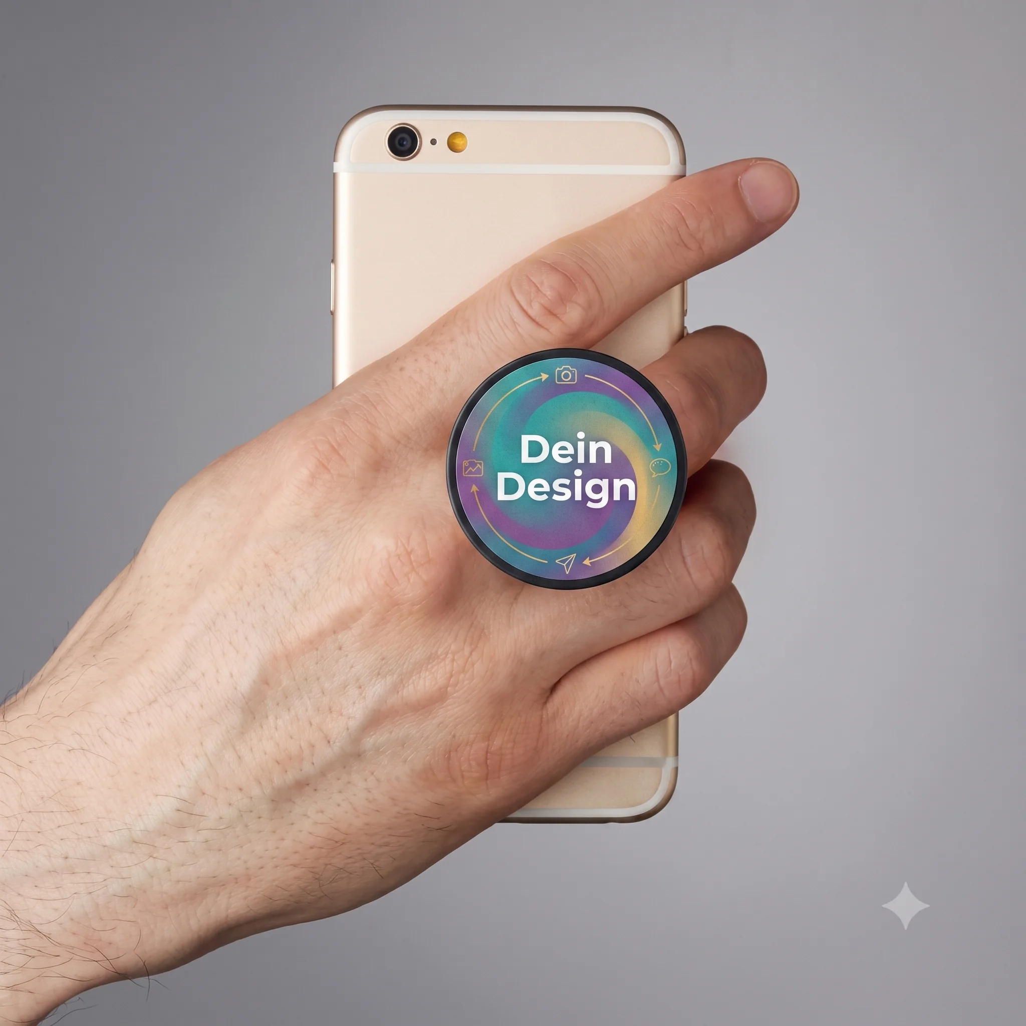 Smartphone-Fingerhalterung "Grip"