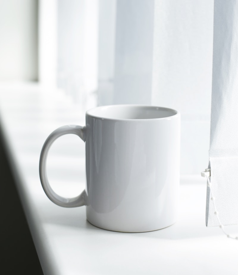 Kaffeetasse "Subli" mit Rundumdruck, glänzend – Ansicht 3
